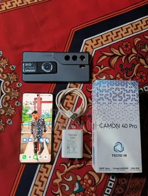 টেকনো ক্যামন ৪০ প্রো ৪জি ২৫৬ জিবি কালো