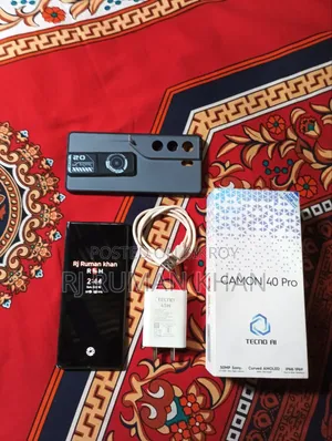 টেকনো ক্যামন ৪০ প্রো ৪জি ২৫৬ জিবি কালো