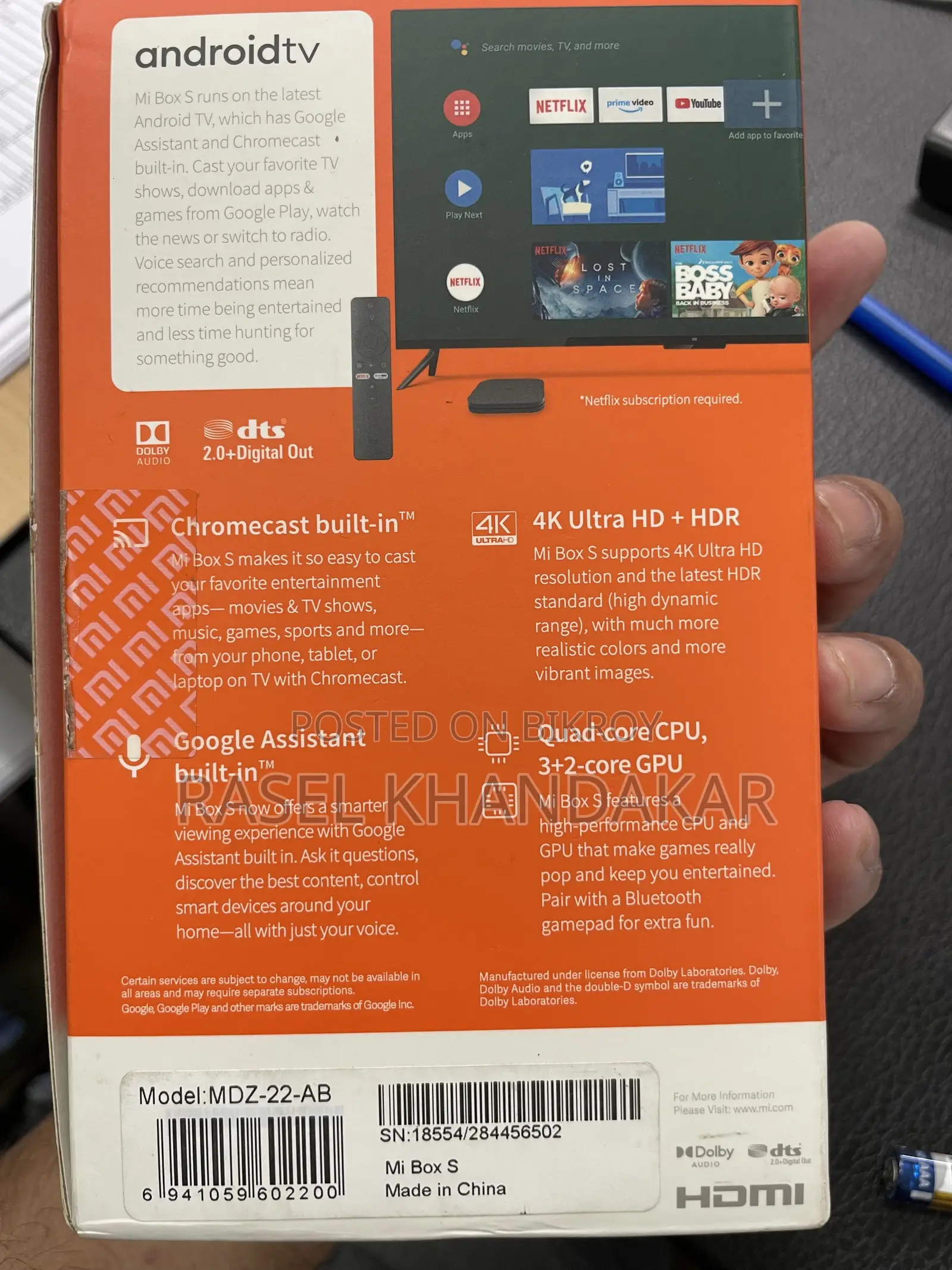 Xiaomi-Mi Box S (2nd Gen)