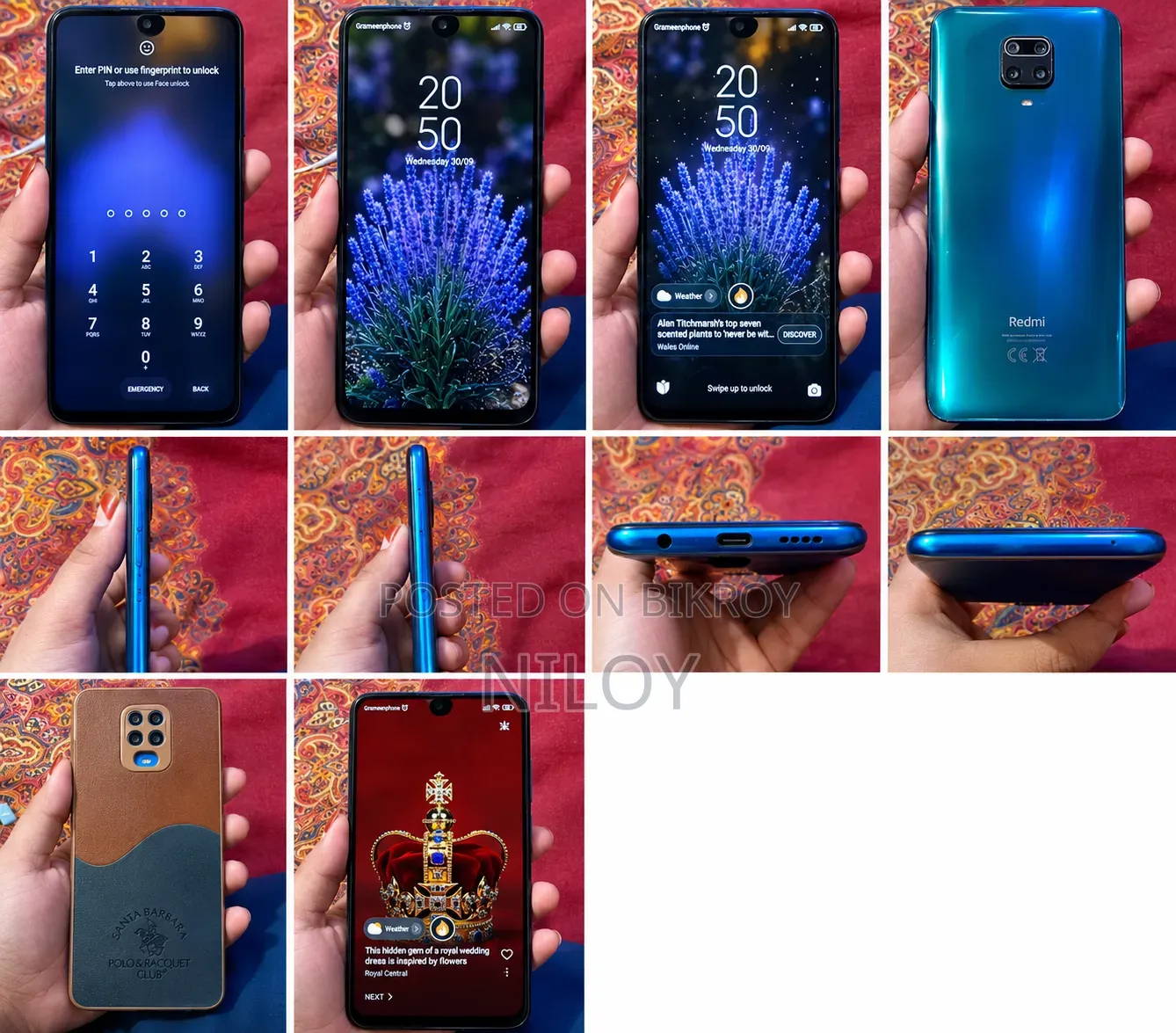 Xiaomi Redmi Note 9 Pro Max 128 GB Blue