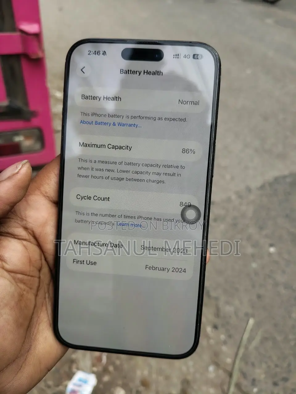 Apple iPhone 15 Pro Max 256 GB Black