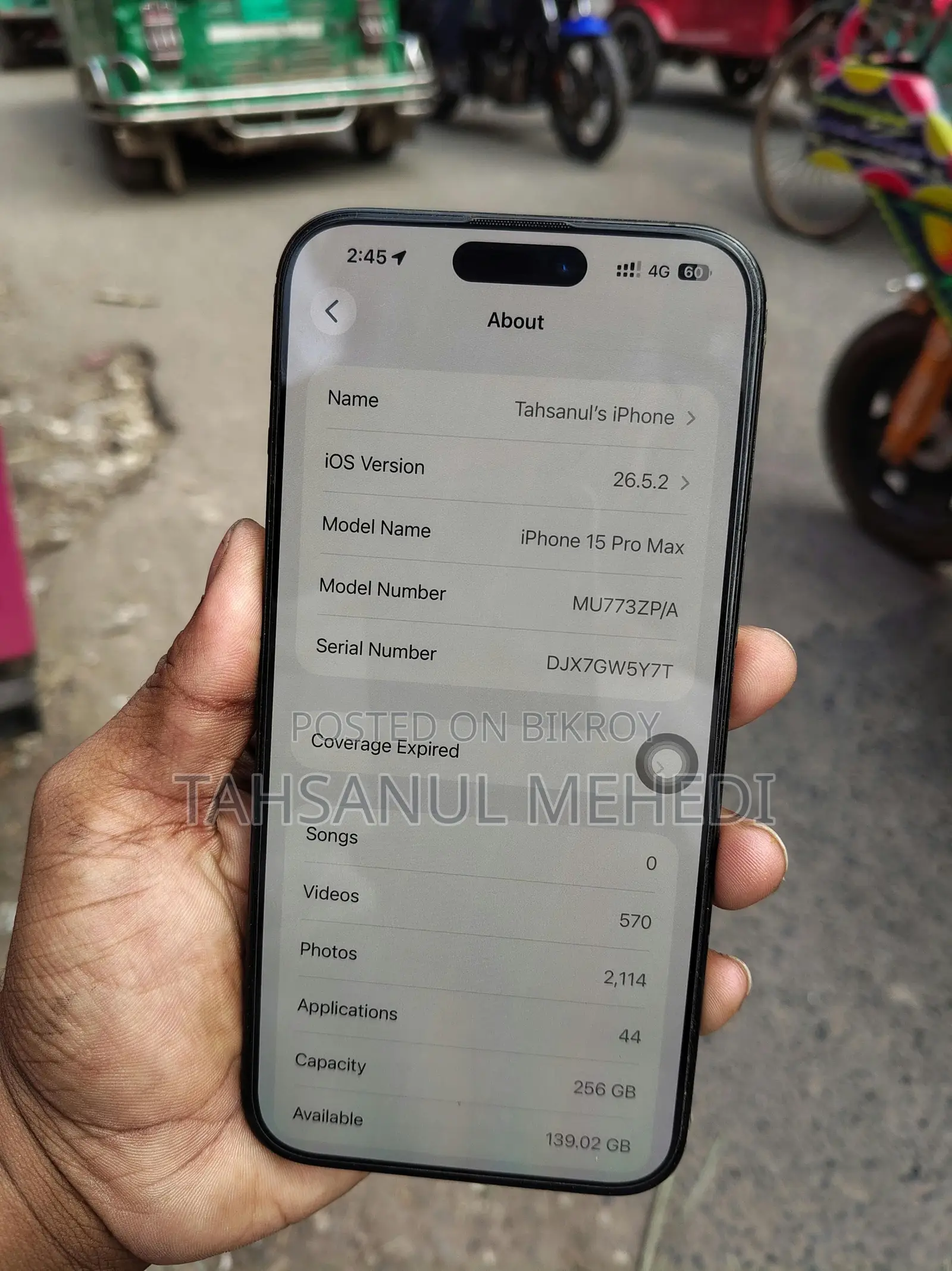 Apple iPhone 15 Pro Max 256 GB Black