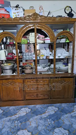 A wooden showcase will be sold