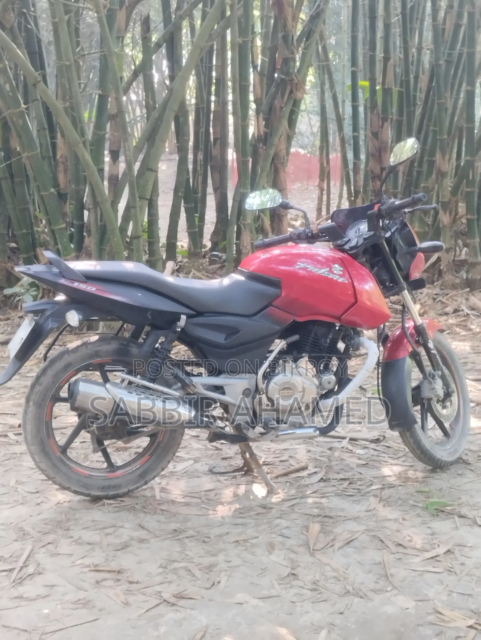 বাজাজ পালসার ১৫০ ২০১৩ লাল