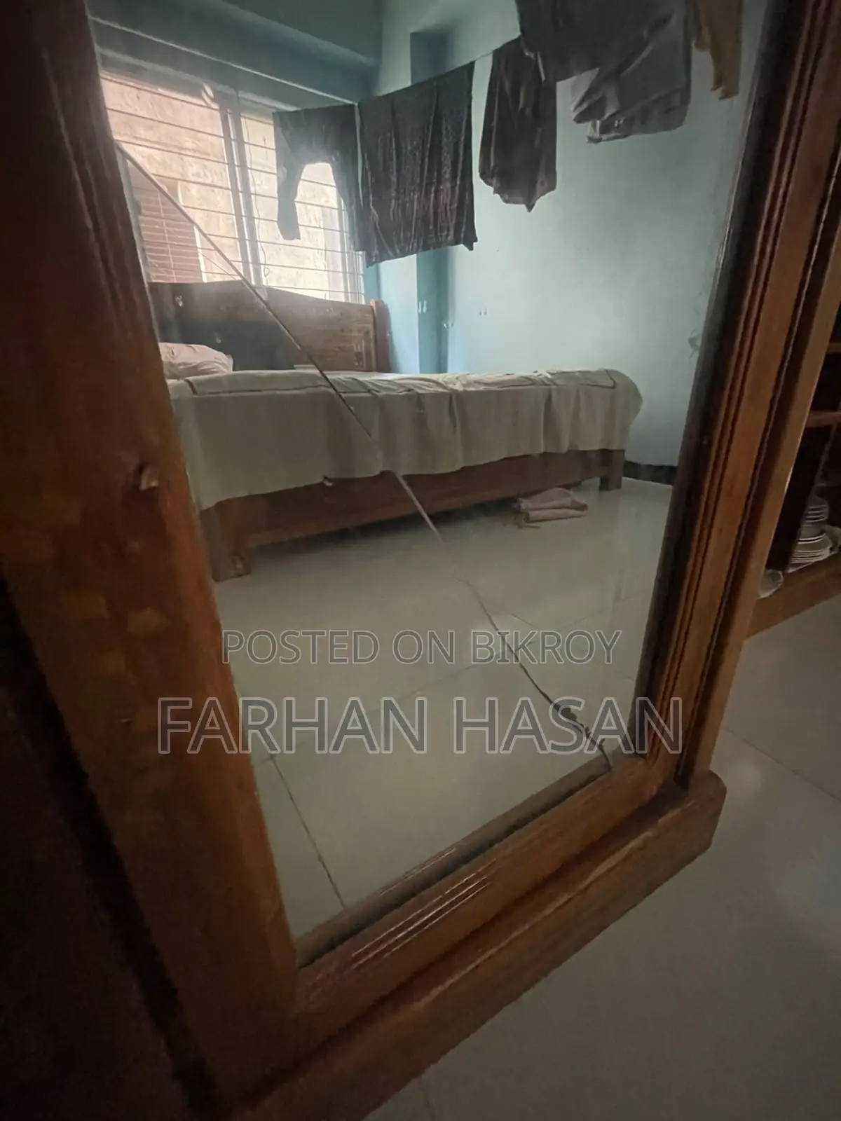 2 Part Acacia Wooden Almirah