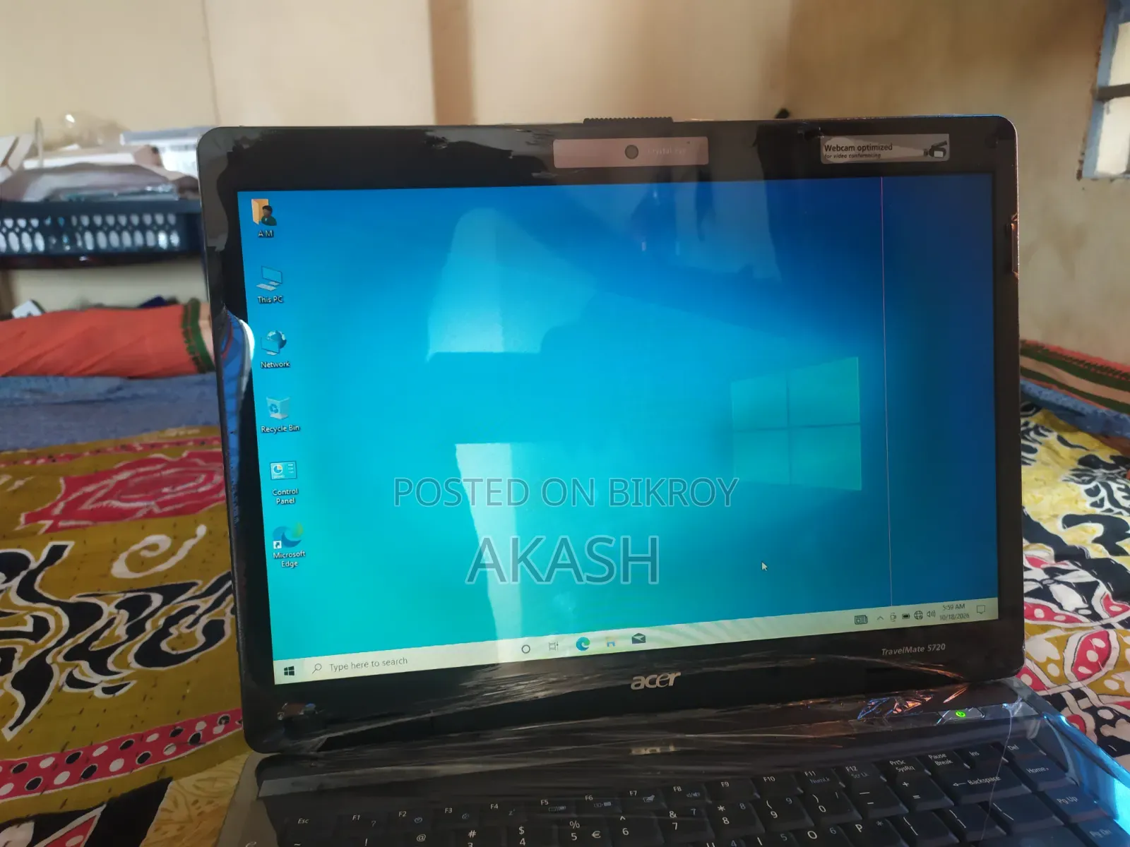 Laptop Acer TravelMate 5700 2GB Intel Atom SSD 160GB
