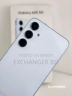 নতুন স্যামসাং গ্যালাক্সি এ৫৫ ২৫৬ জিবি সিলভার