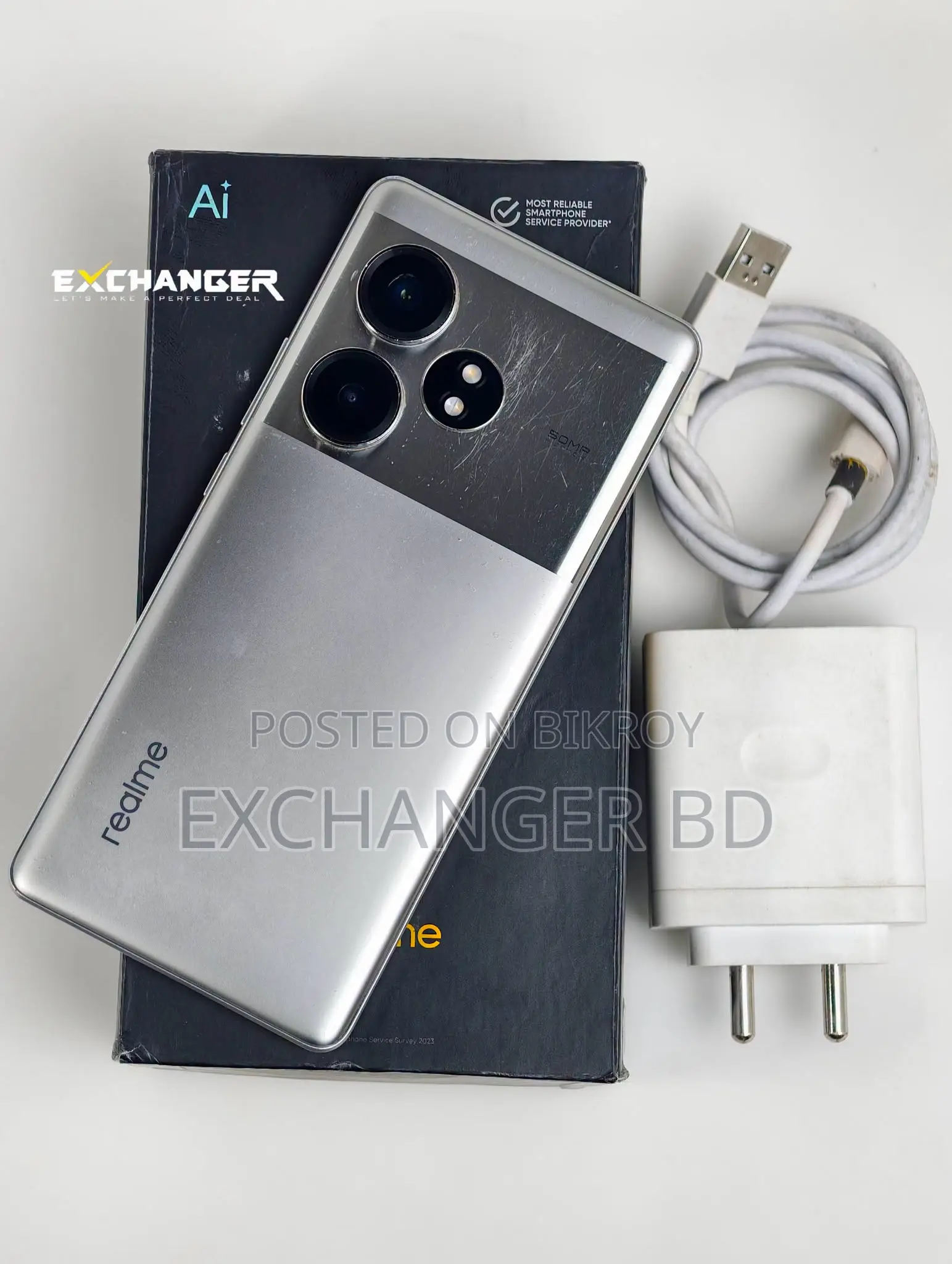 Realme GT 6T 256 GB Silver