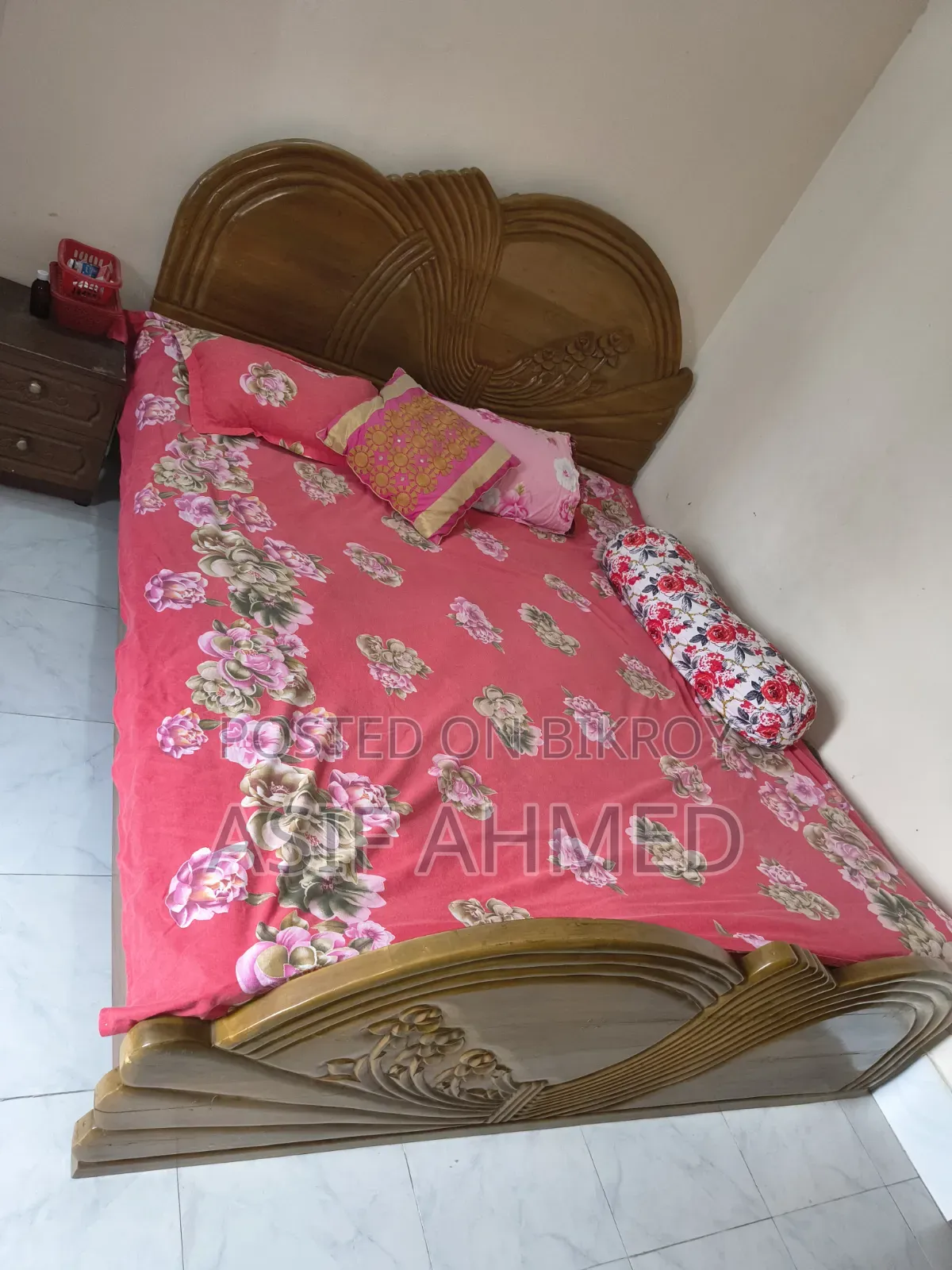 সেগুন কাঠের খাট