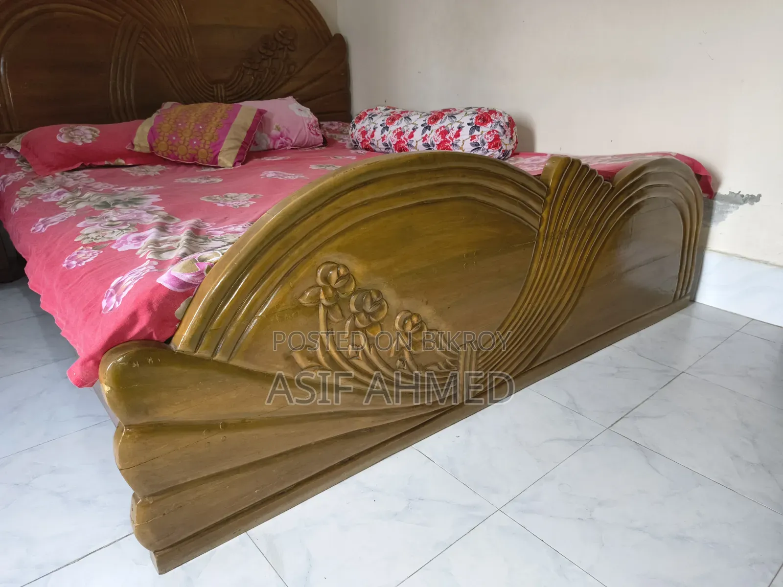 সেগুন কাঠের খাট