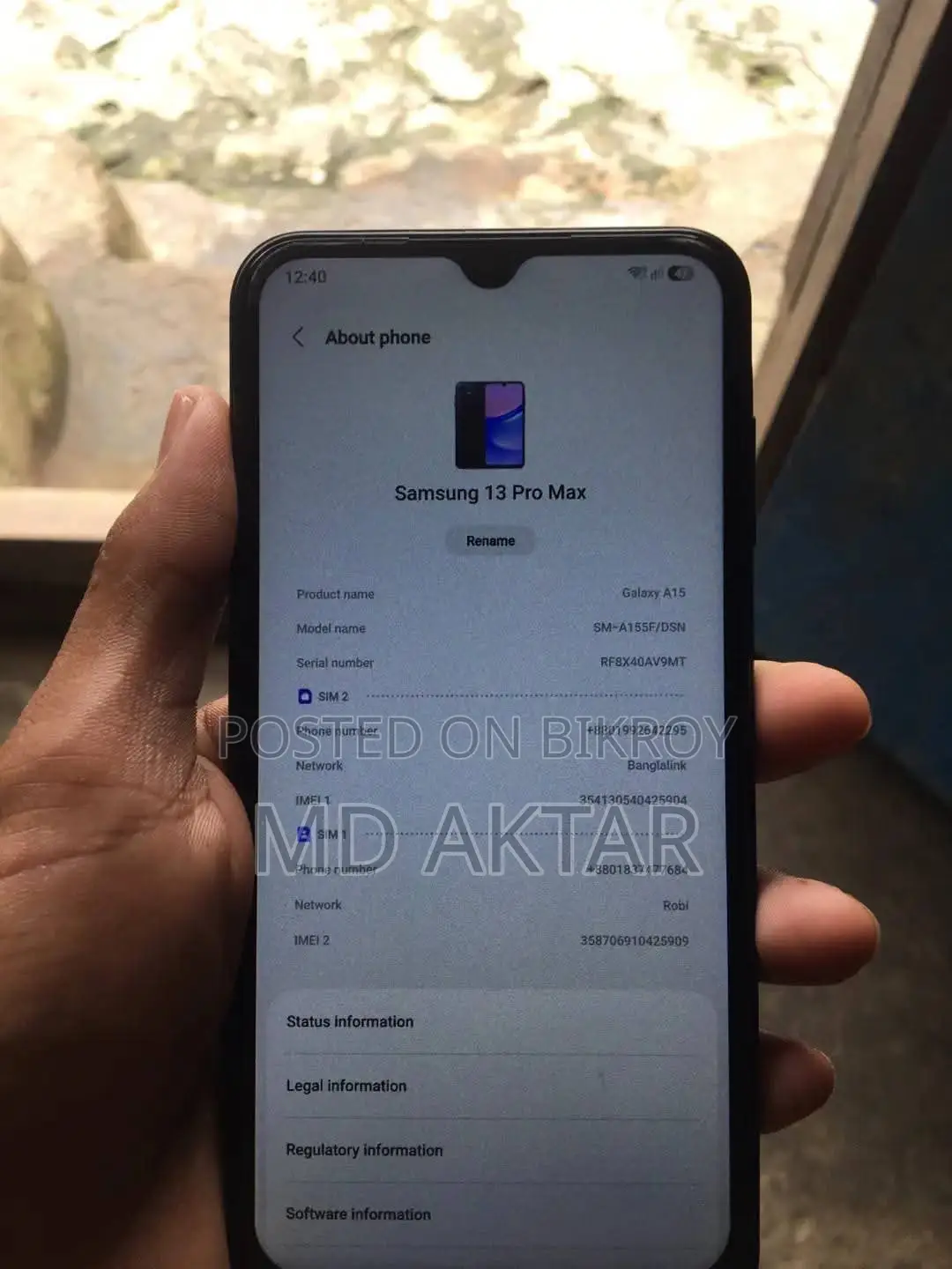Samsung Galaxy A15 256 GB Black