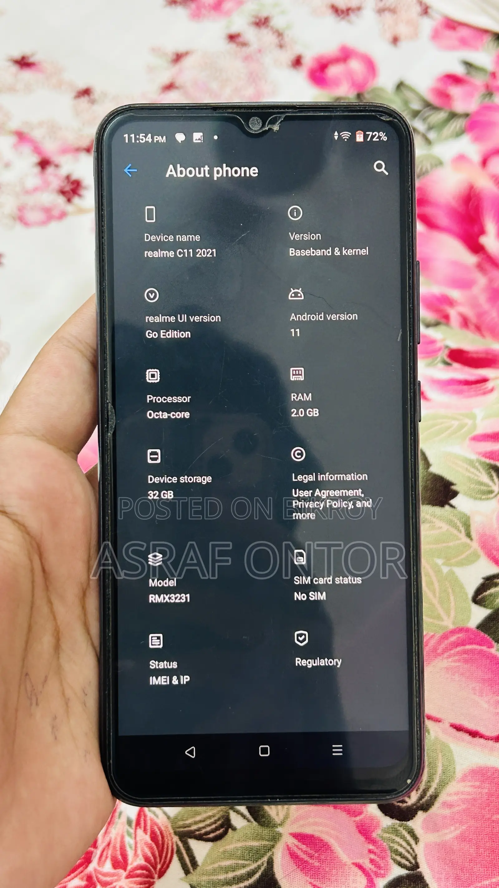 Realme C11 32 GB Gray
