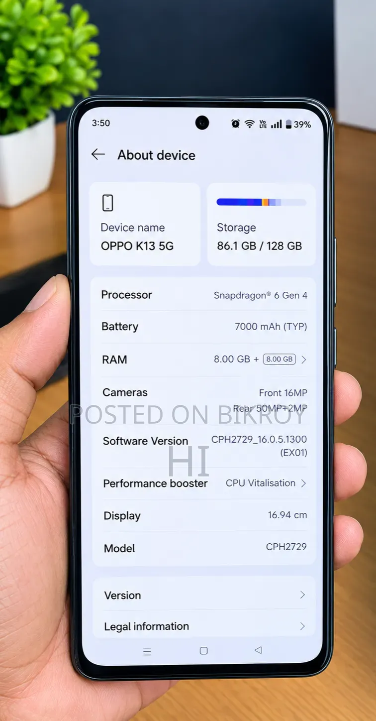 Oppo K13 5G 128 GB