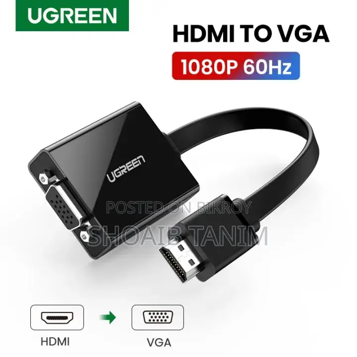 UGREEN HDMI to VGA Adapter With 3.5mm Audio