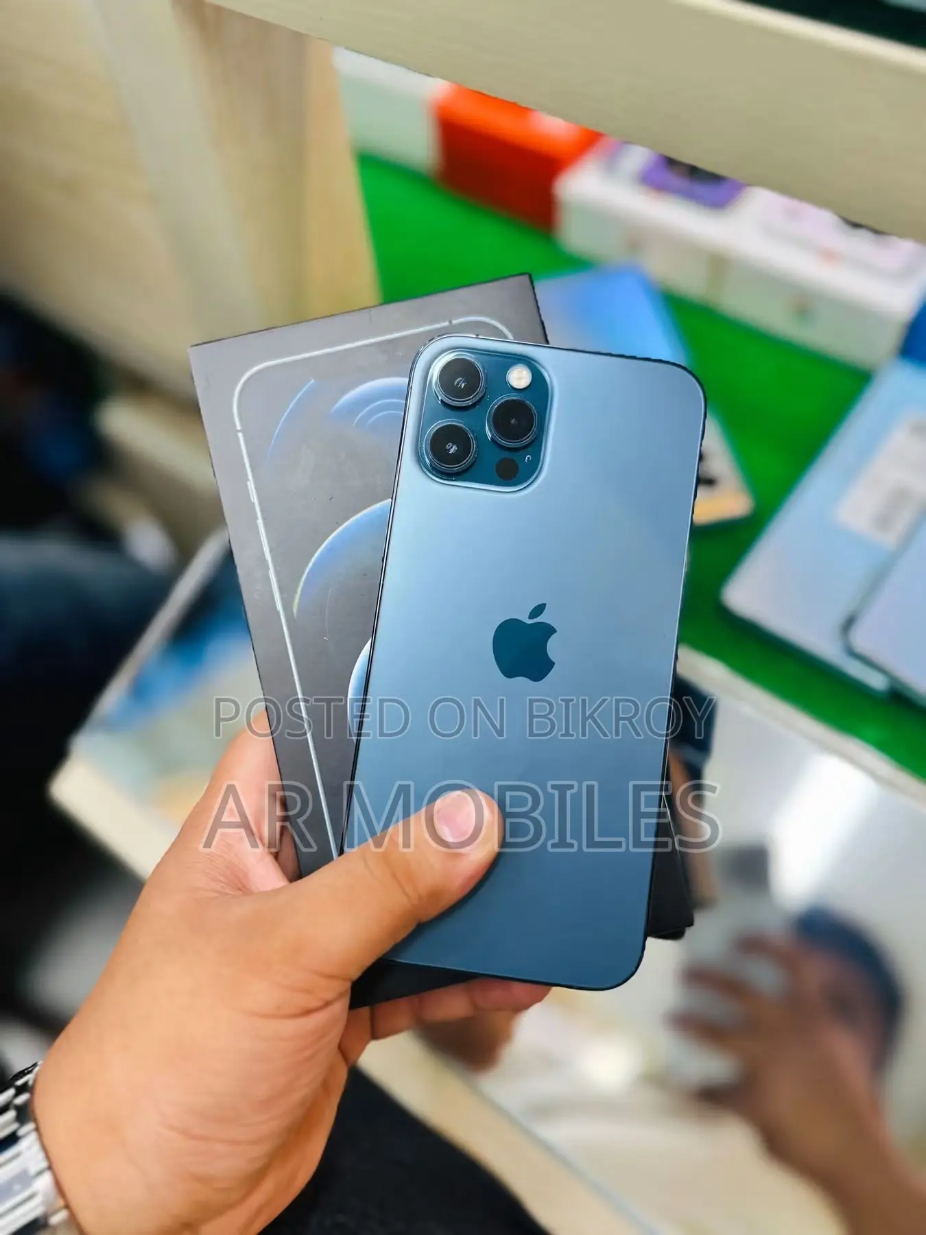 অ্যাপল আইফোন ১২ প্রো ম্যাক্স ২৫৬ জিবি ব্লু