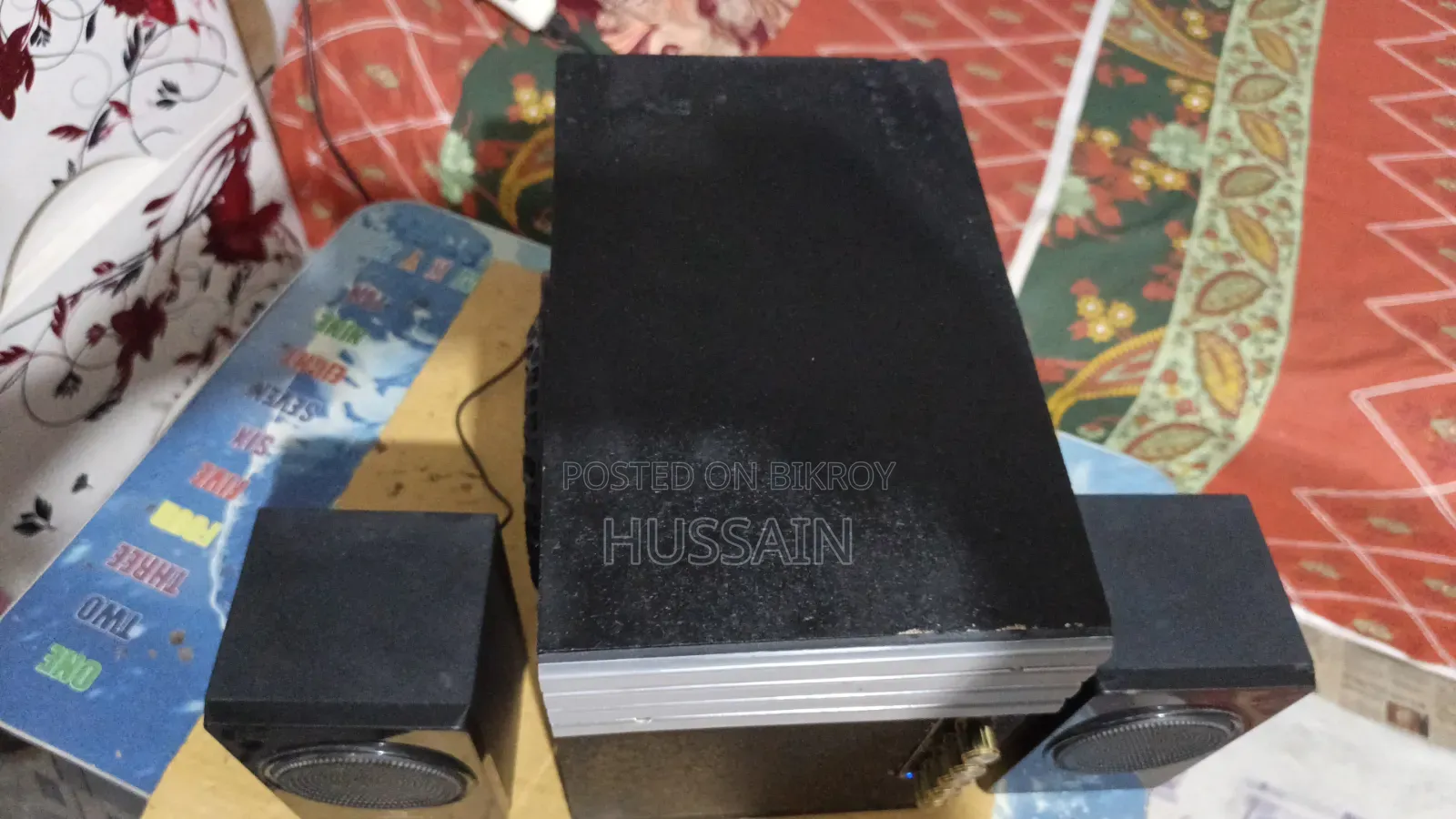 সাউন্ড বক্স ফাটাফাটি সাউন্ড কোয়ালিটি ব্লুটুথ সিস্টেম আছে