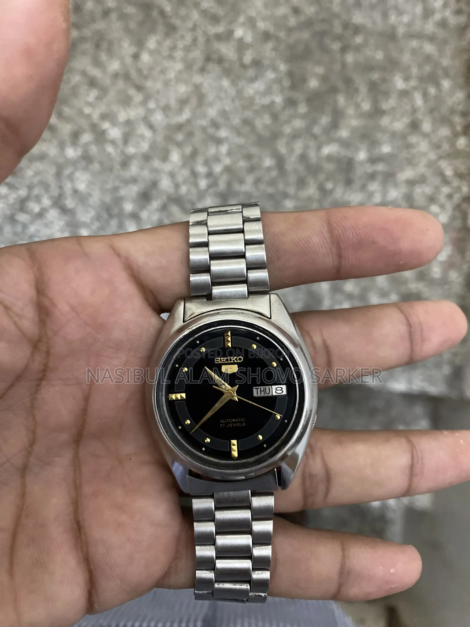 ভিন্টেজ ডাব্লিউ সেিকো ৫ (অটোমেটিক ওয়াচ)