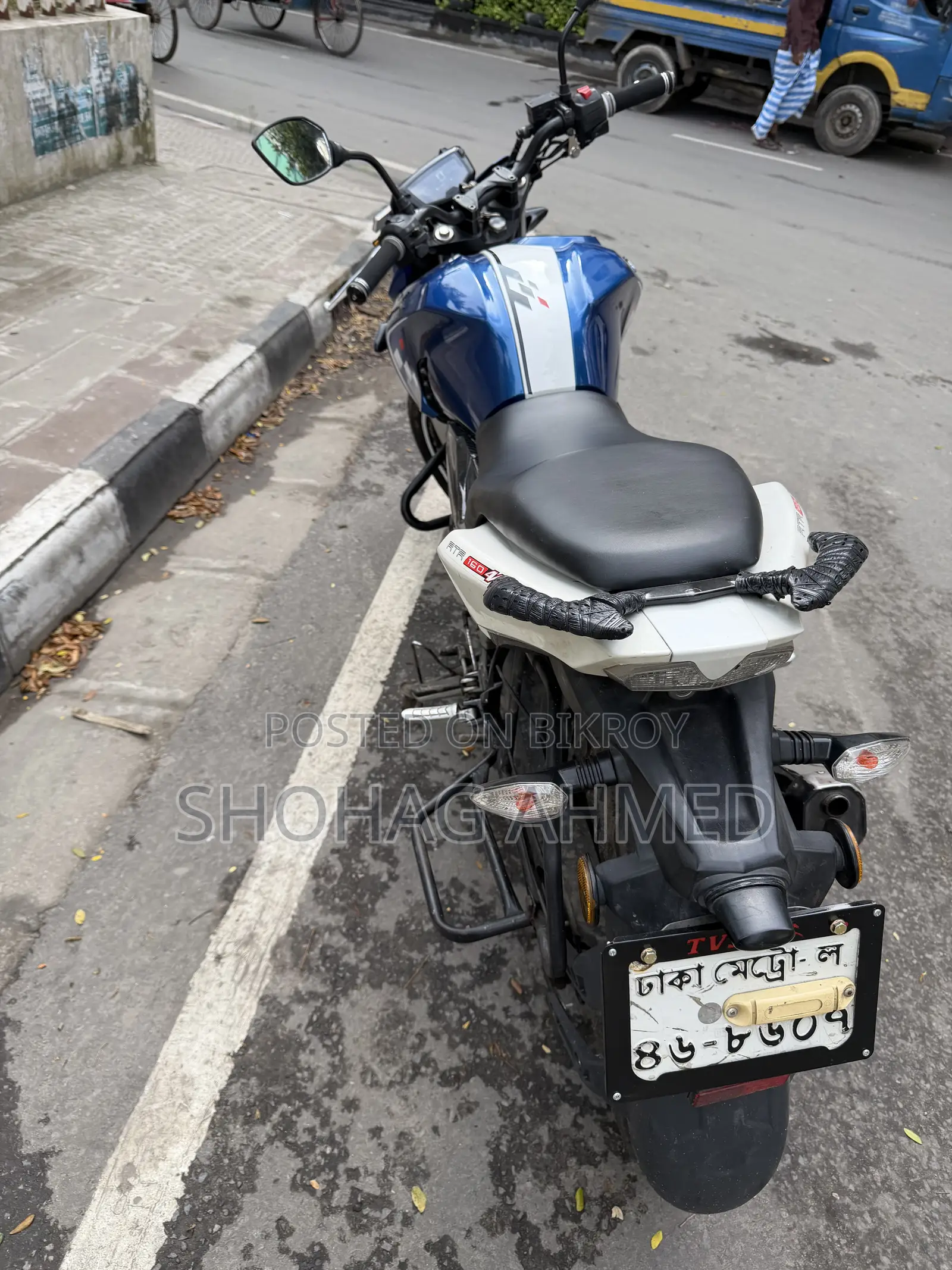 TVS Apache RTR 160 4V 2020 Blue