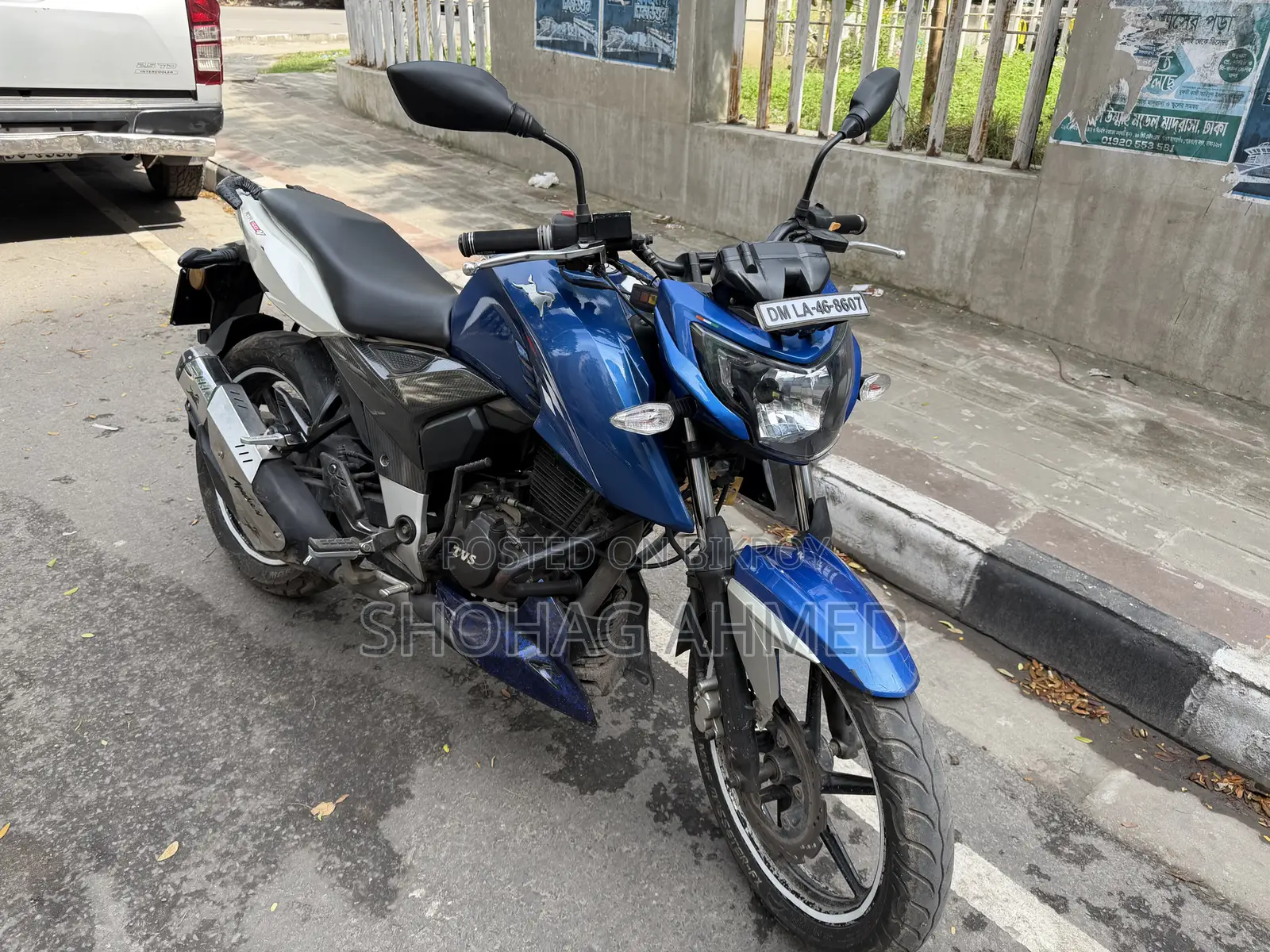 TVS Apache RTR 160 4V 2020 Blue