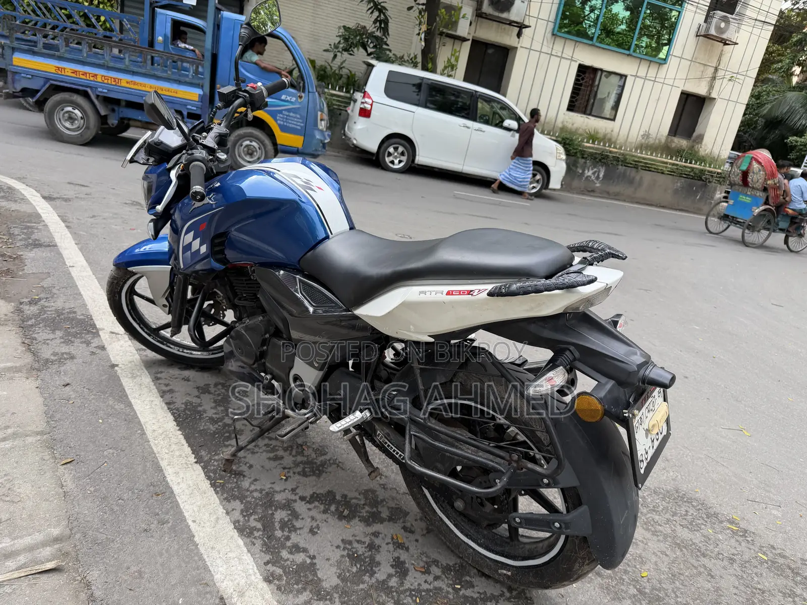 TVS Apache RTR 160 4V 2020 Blue