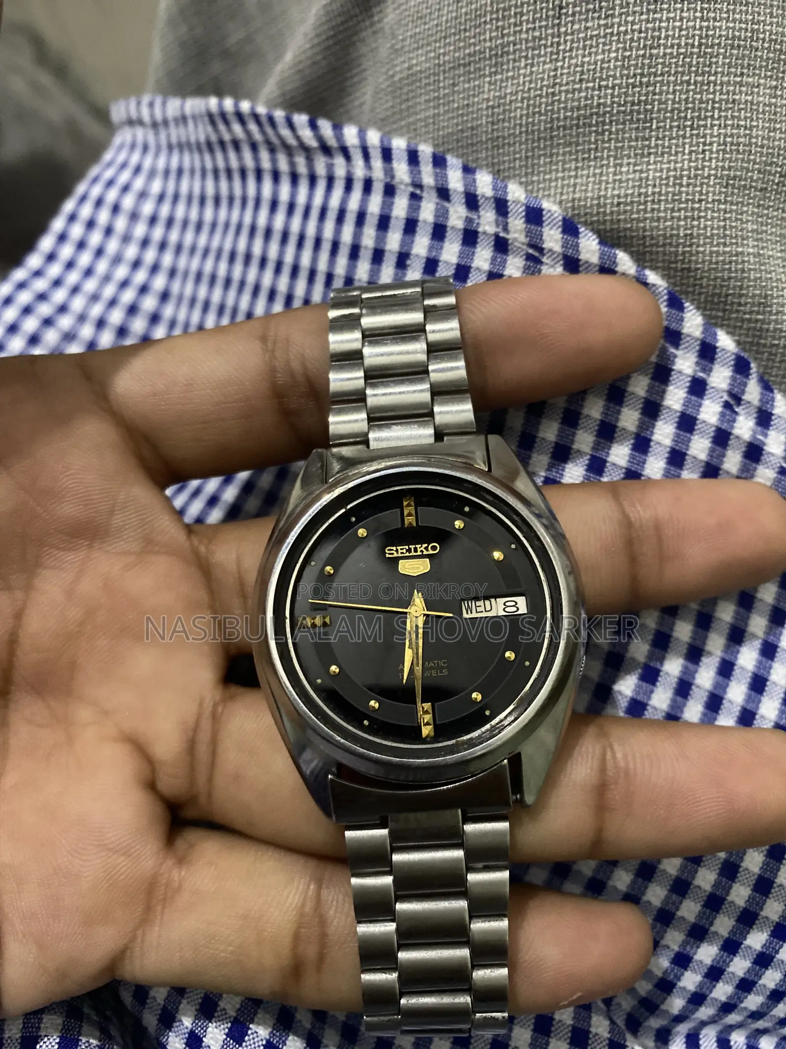 ভিন্টেজ ডাব্লিউ সেিকো ৫ (অটোমেটিক ওয়াচ)