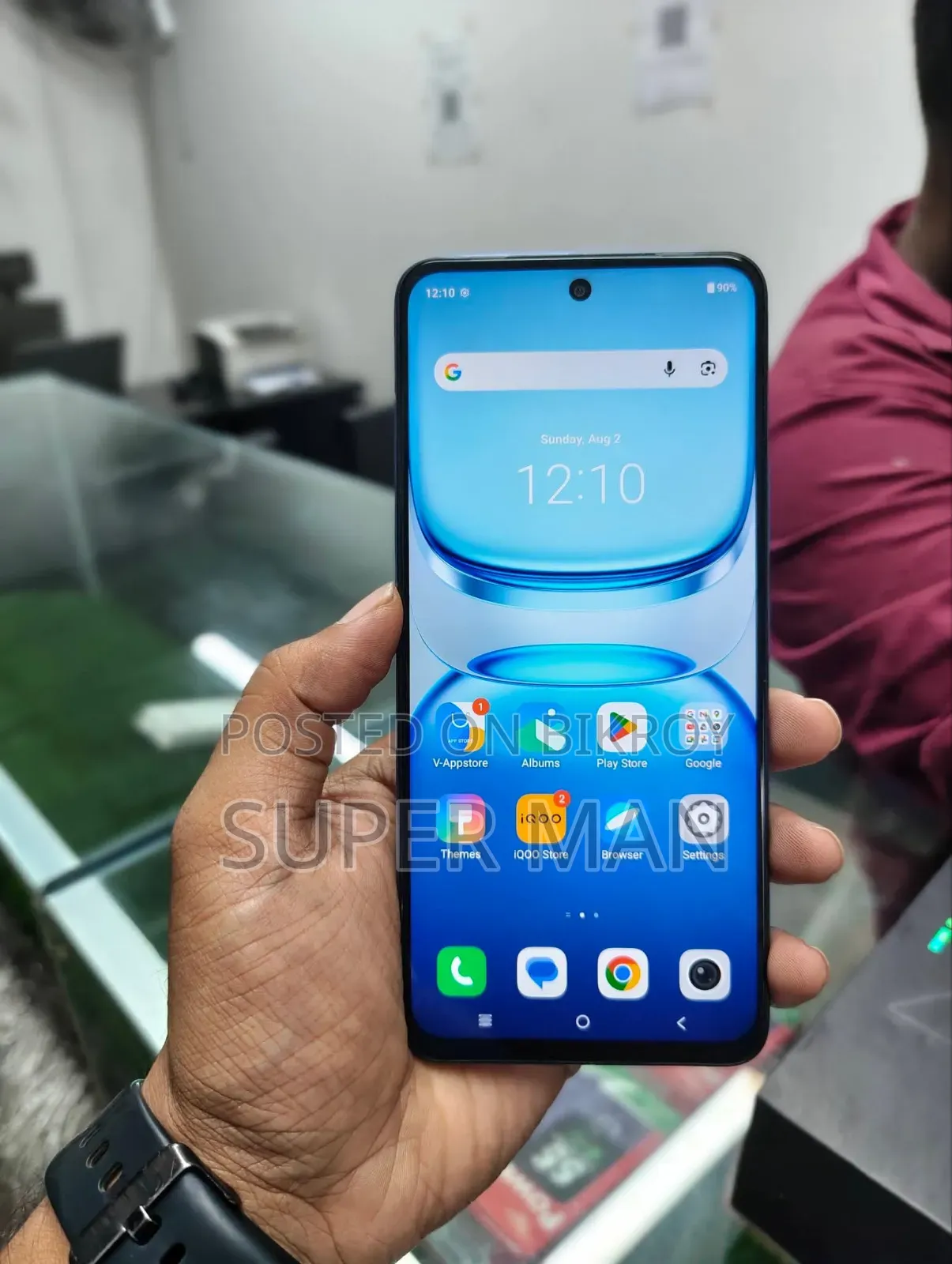 New iQOO Z10x 128 GB Blue