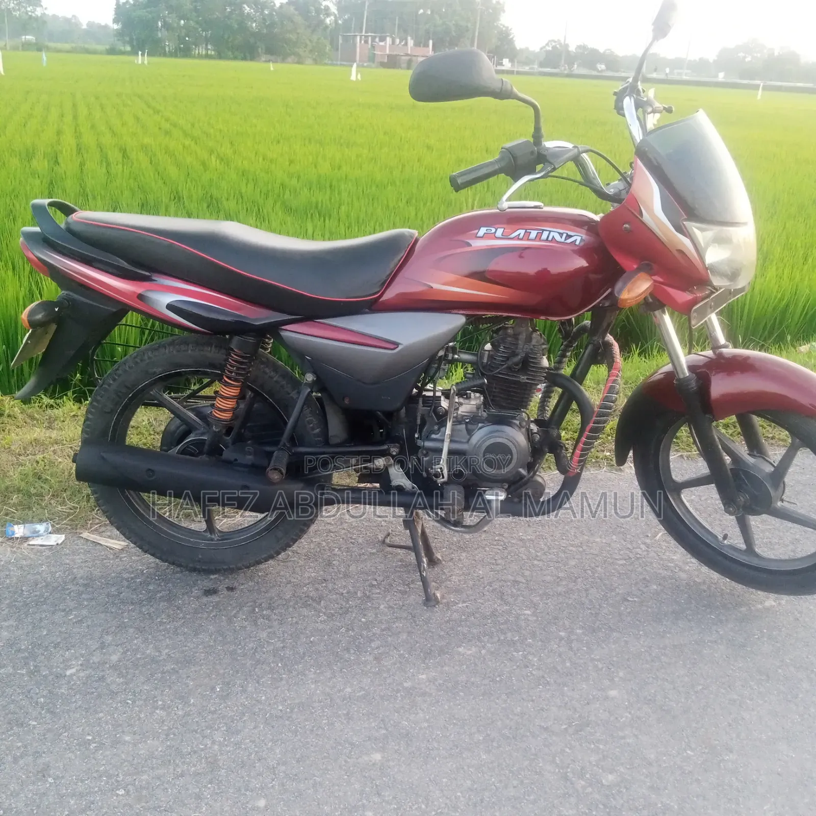 Bajaj Platina 100 2017 Red
