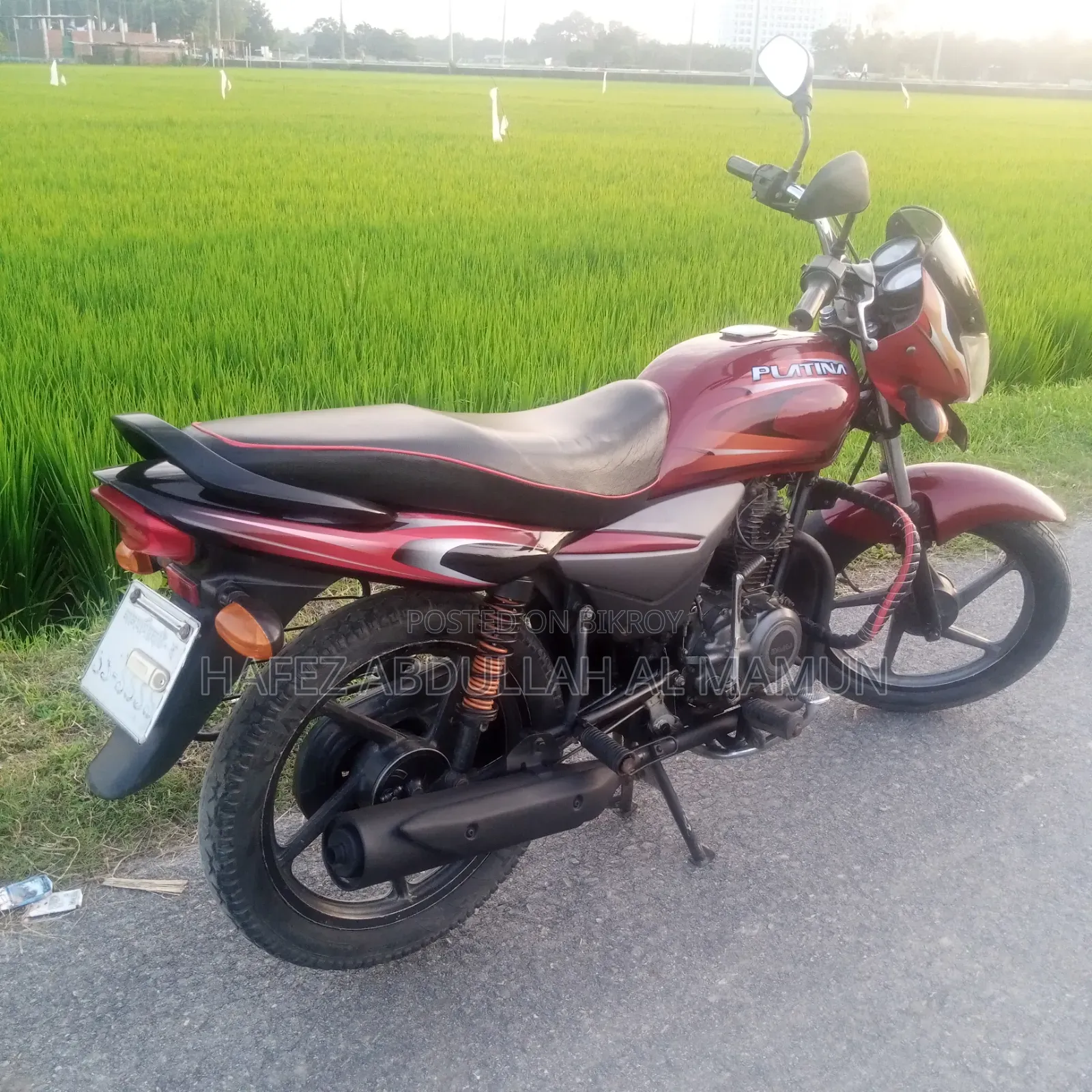 Bajaj Platina 100 2017 Red