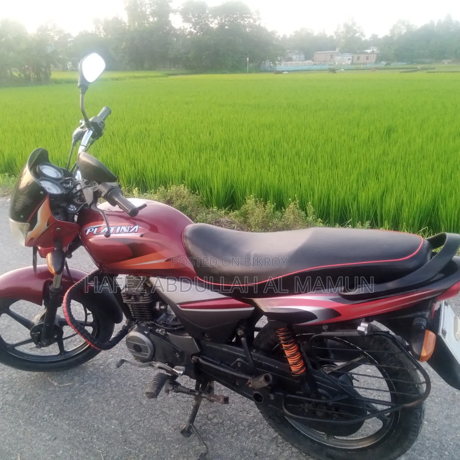 Bajaj Platina 100 2017 Red
