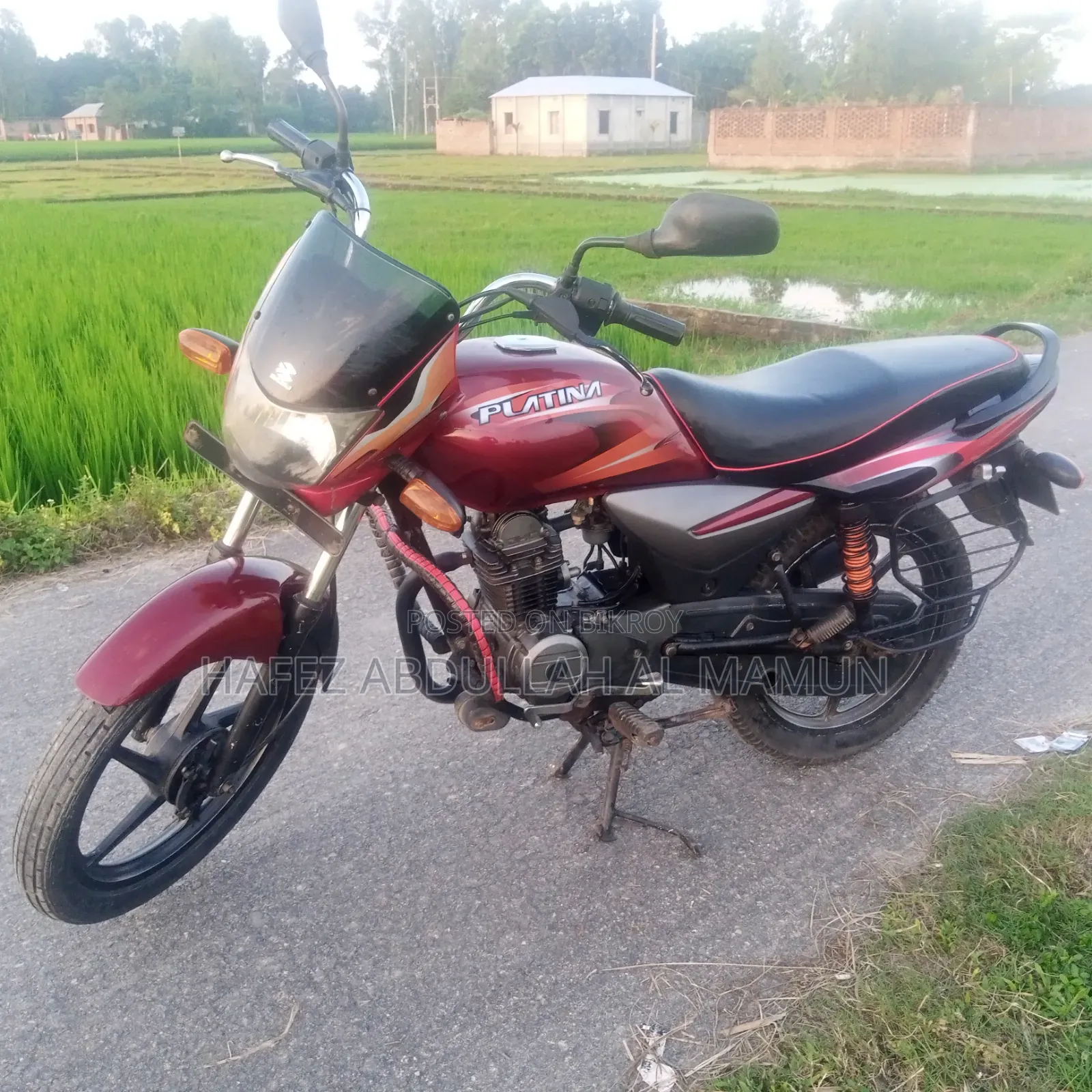 Bajaj Platina 100 2017 Red