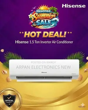 Hisense Inverter 1.5 Ton AC Color: White