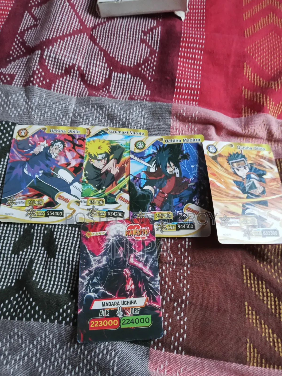 5pcs Naruto Cards