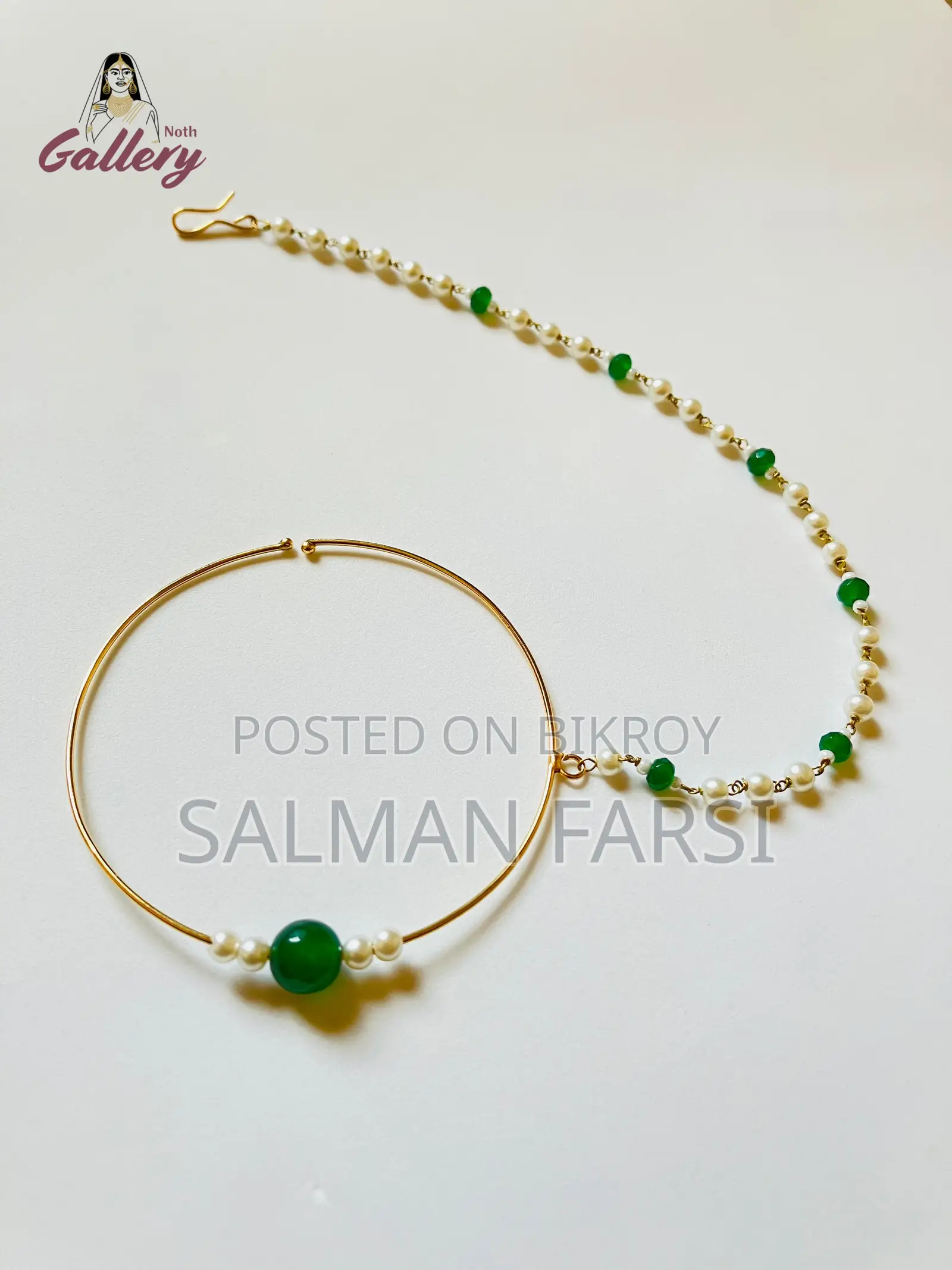 Gold Plated Premium Bridal Noth