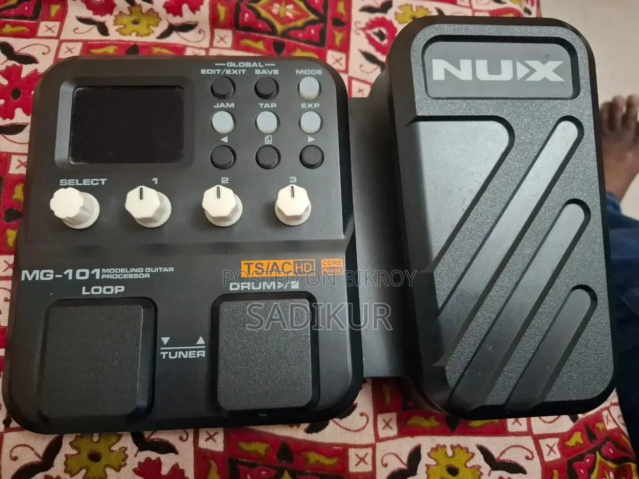 Nux 101 Modelling Guitar Processor TC/AC