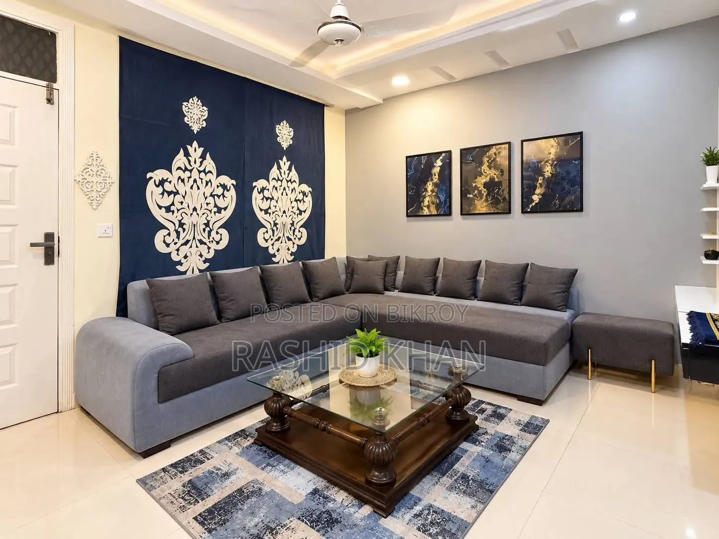Furnished 3-Bedroom Apartment in Bashundhara for rent