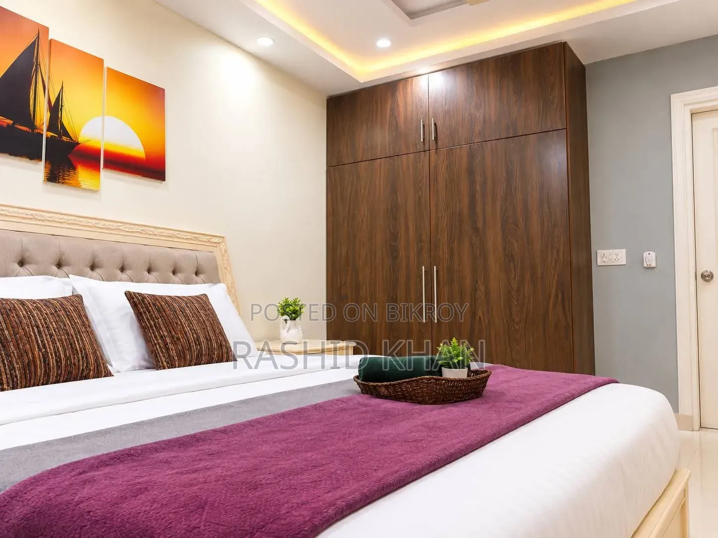 Furnished 3-Bedroom Apartment in Bashundhara for rent