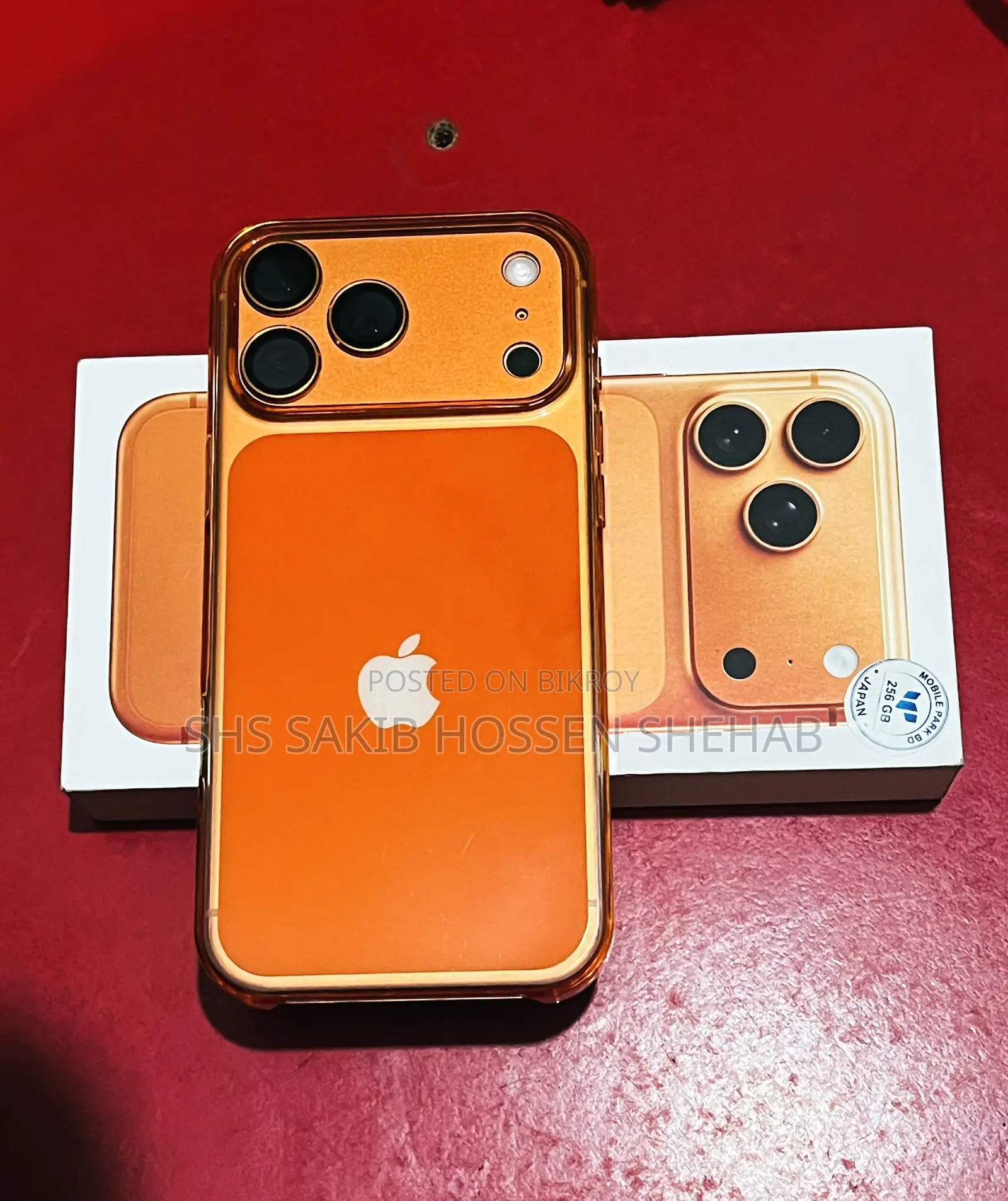 অ্যাপল আইফোন ১৭ প্রো ম্যাক্স ২৫৬ জিবি অরেঞ্জ