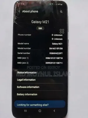 Samsung Galaxy M21 128 GB Black