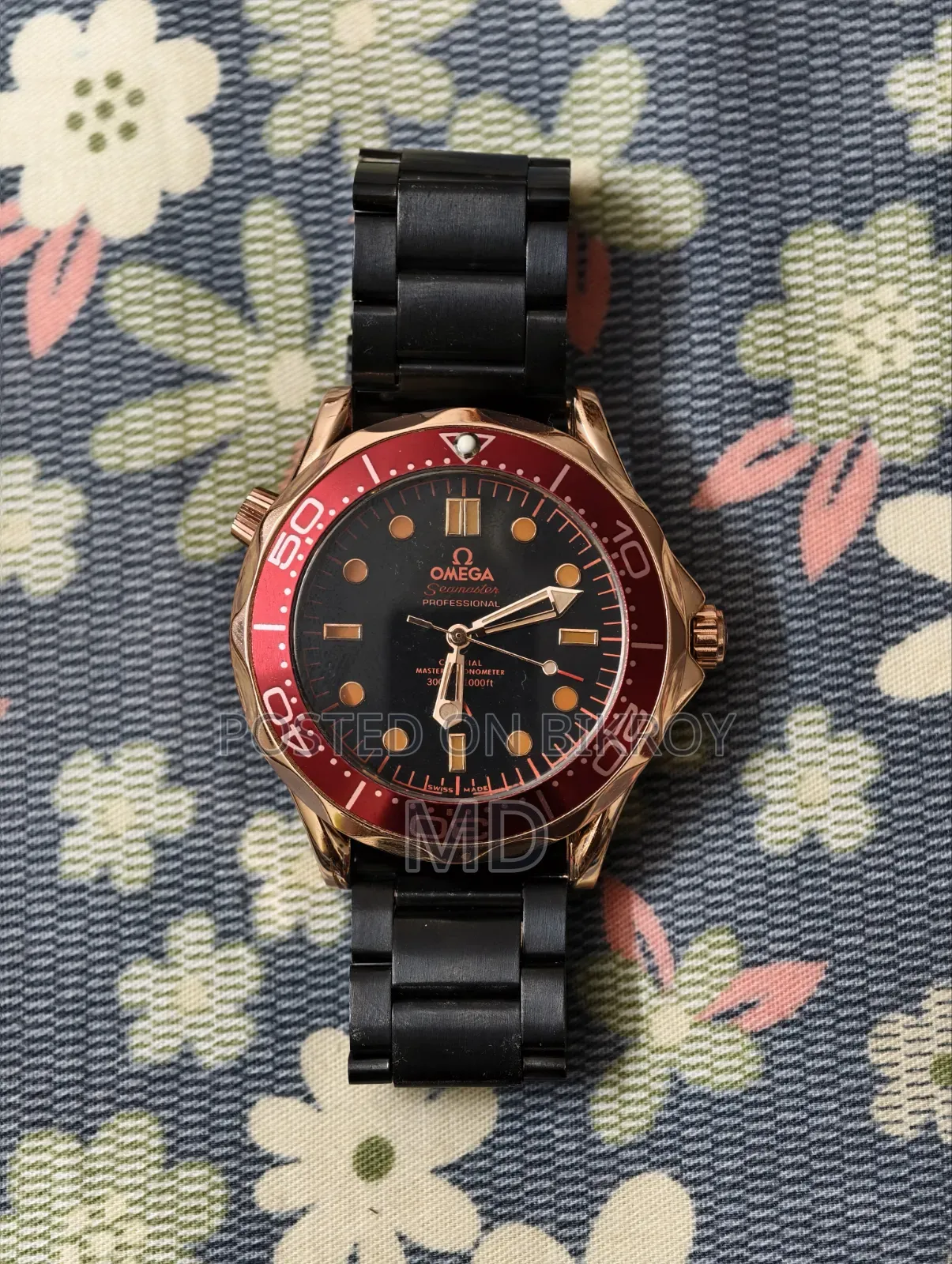 Omega 007 Automatic Rose Gold Watch for Sell