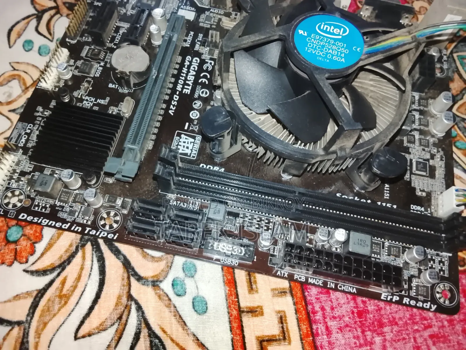 Motherboard + Processor + Cooling Fan