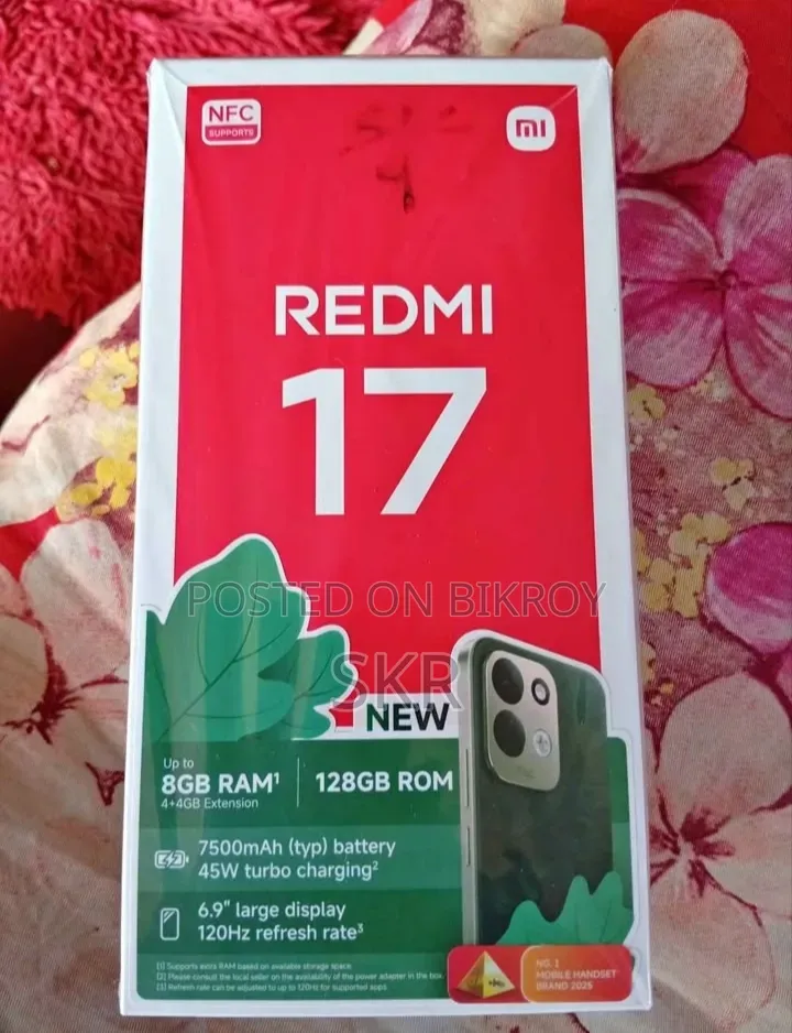 New Xiaomi Redmi 17 128 GB Black