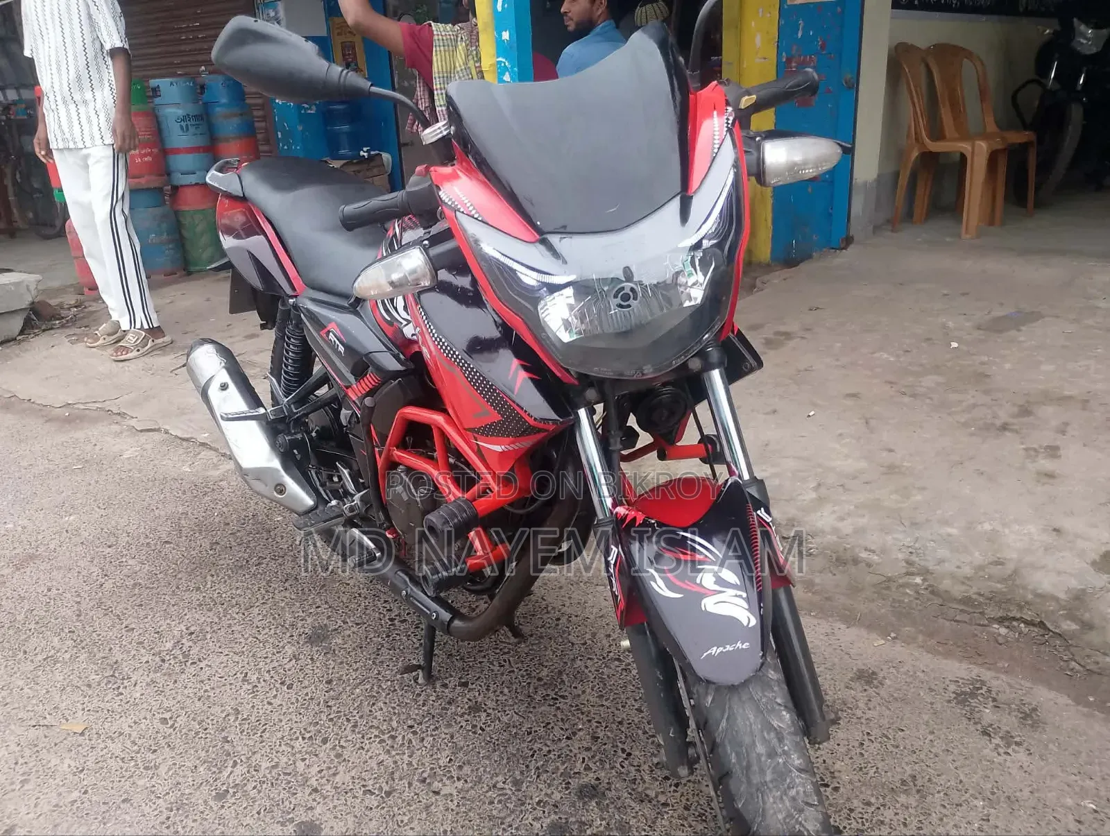TVS Apache RTR 160 2V 2016 Red