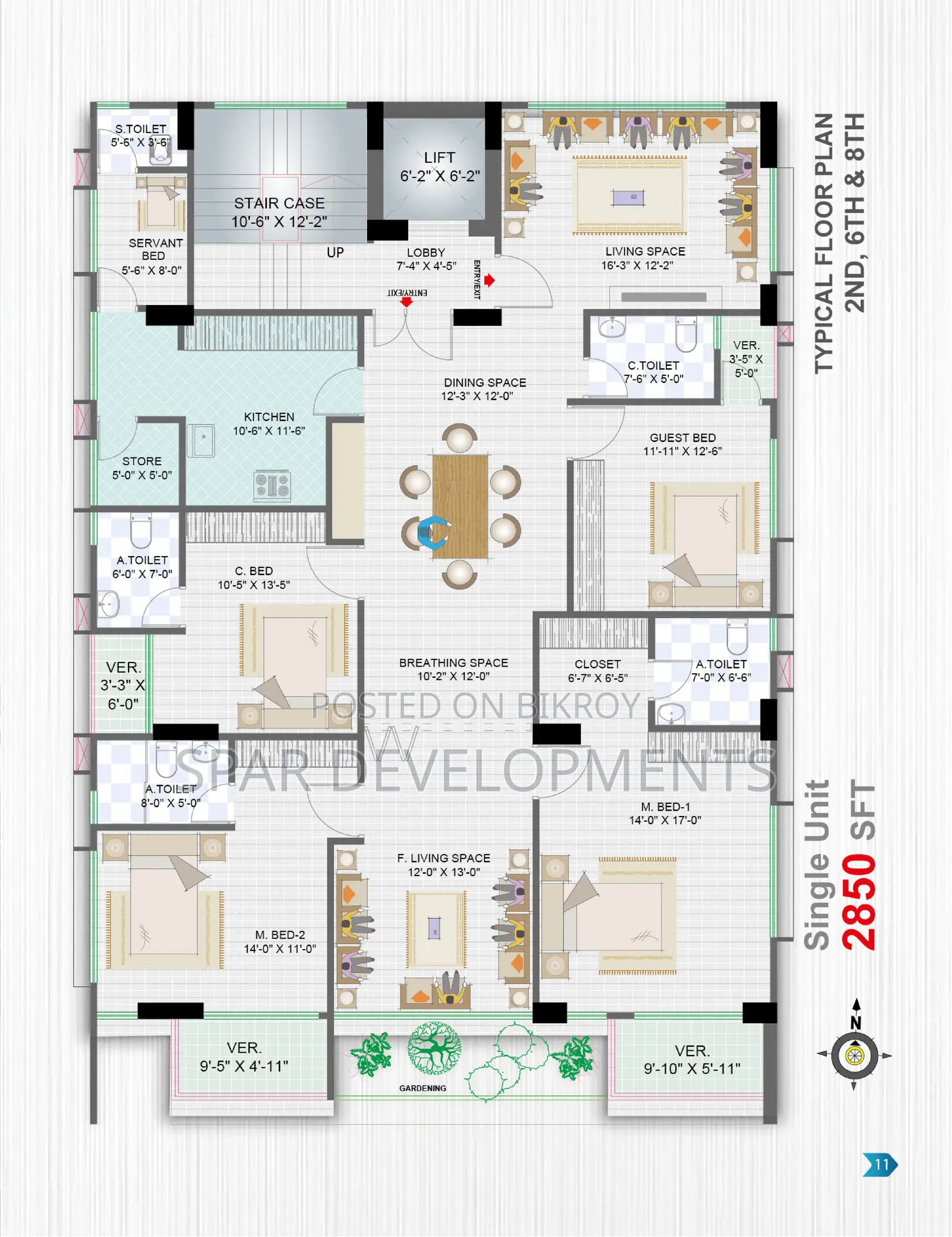 4 Bedroom Apartment in Spar Farrish, Jalshiri Abason for sale
