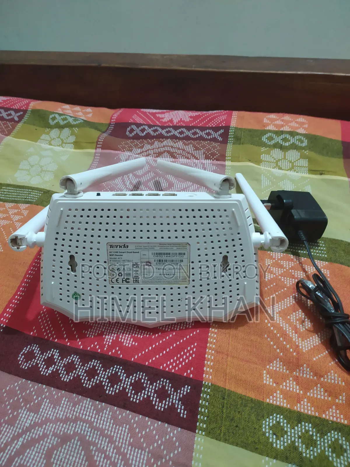 Tenda AC1200 Smart Dual Band Wifi Router Full Fresh Good Conditions