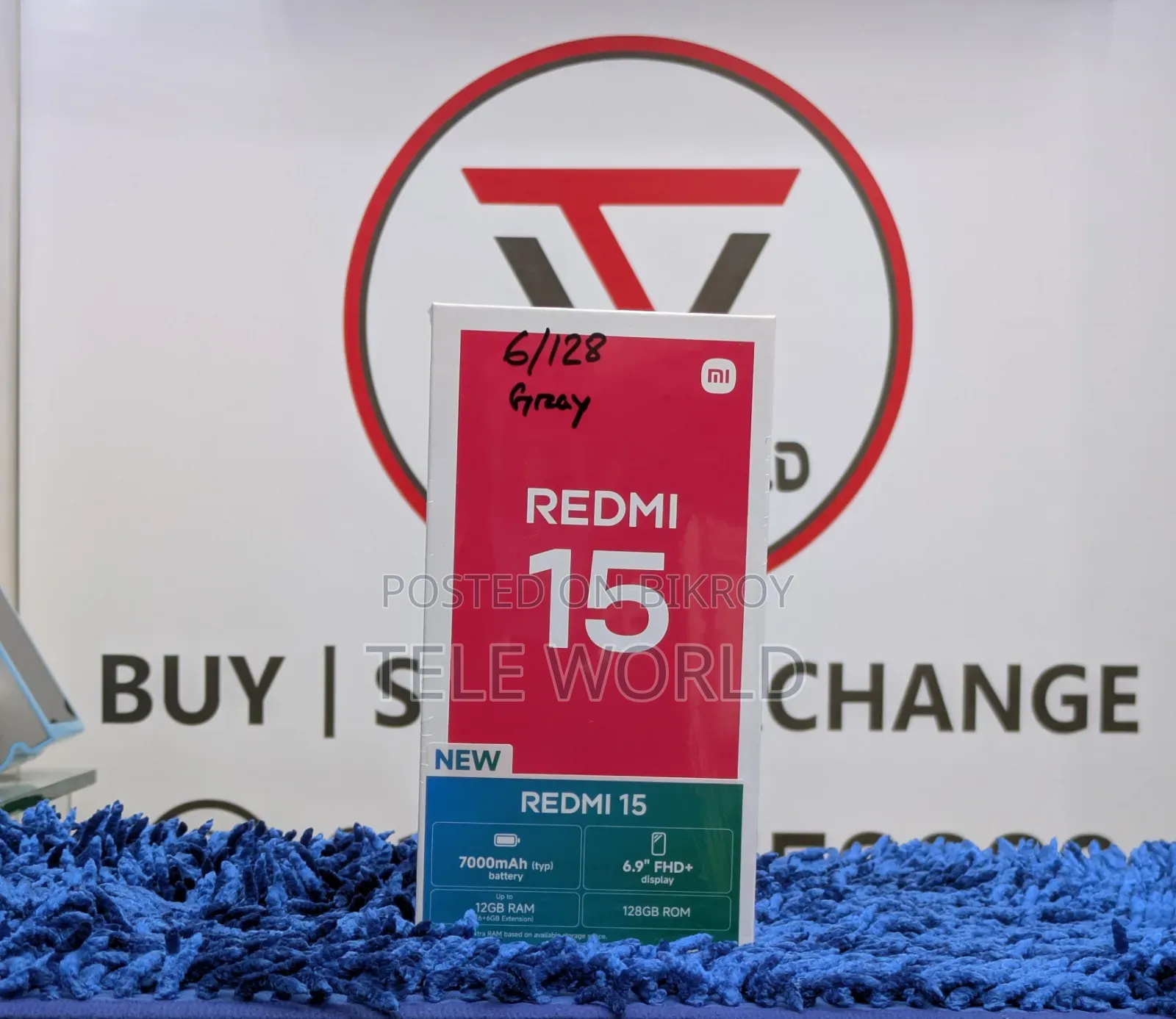 New Xiaomi Redmi 15 128 GB Gray