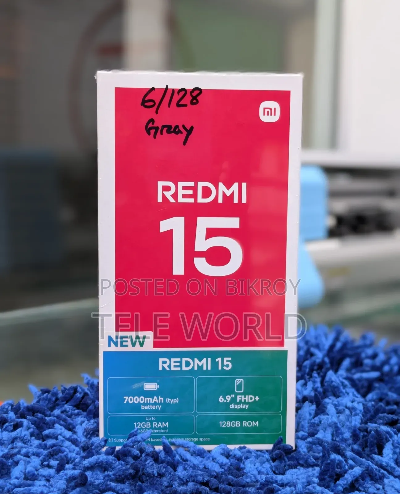 New Xiaomi Redmi 15 128 GB Gray