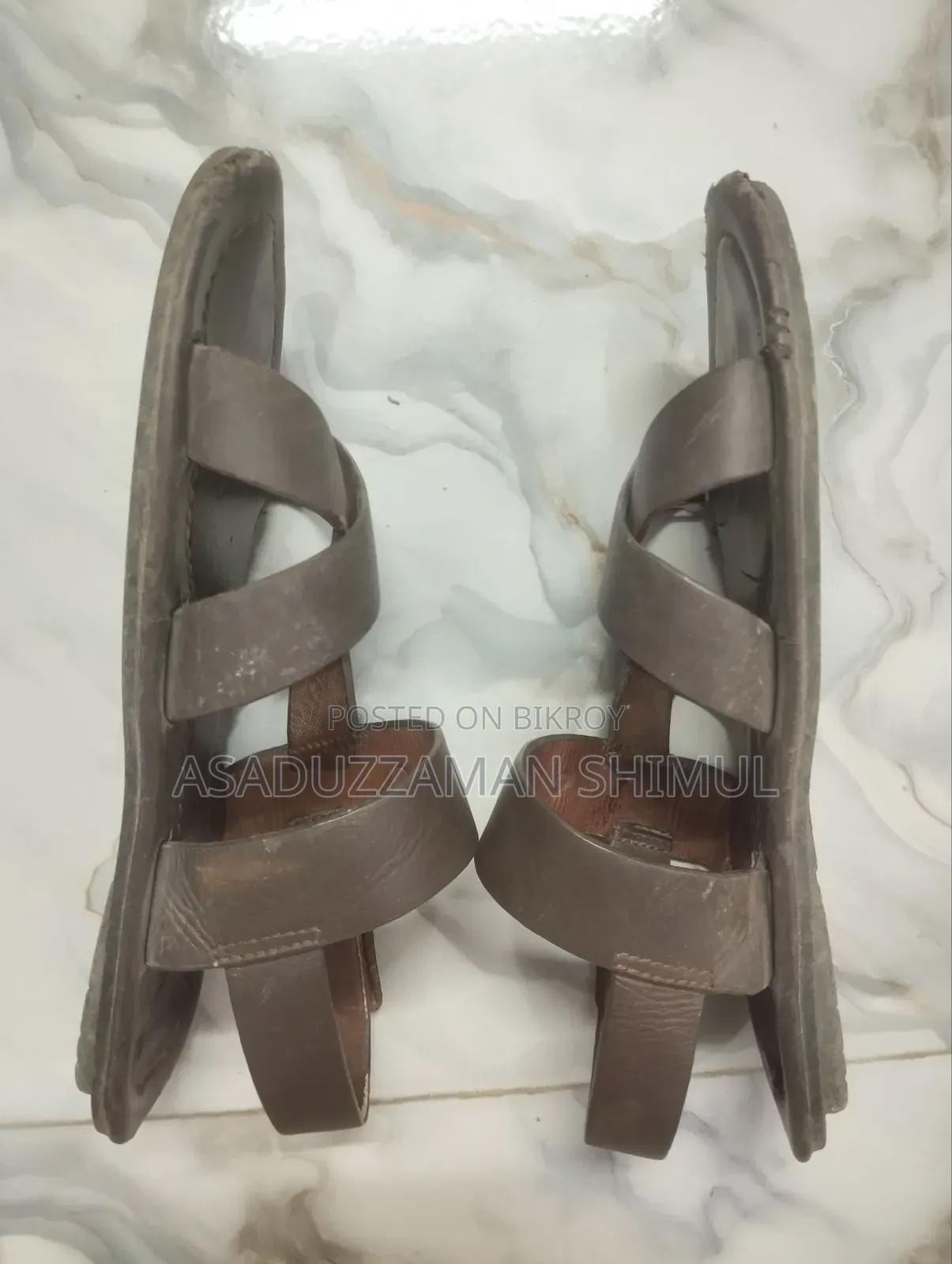 Apex Men's Genuine Leather Sandal (Size 41)