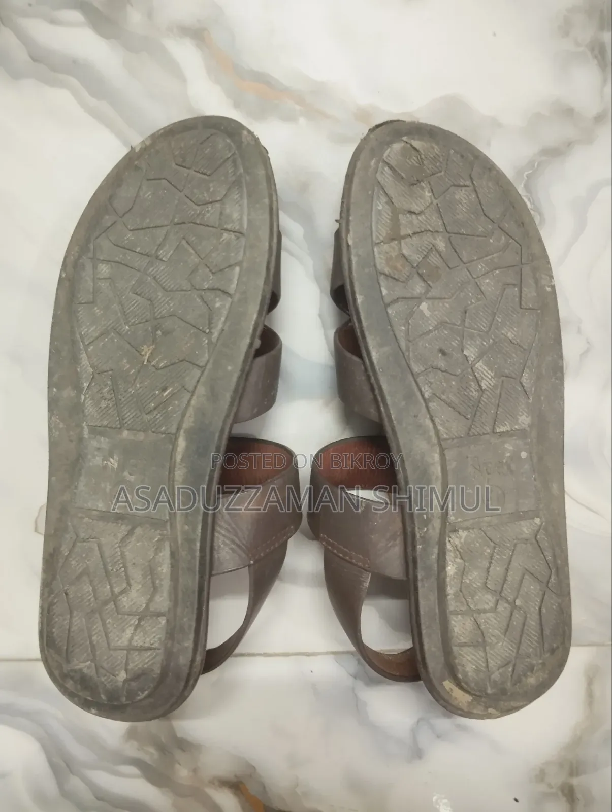 Apex Men's Genuine Leather Sandal (Size 41)