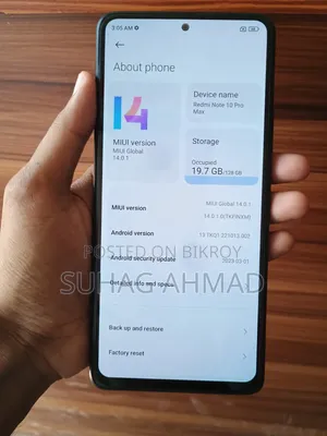 Xiaomi Redmi Note 10 Pro Max 128 GB Red