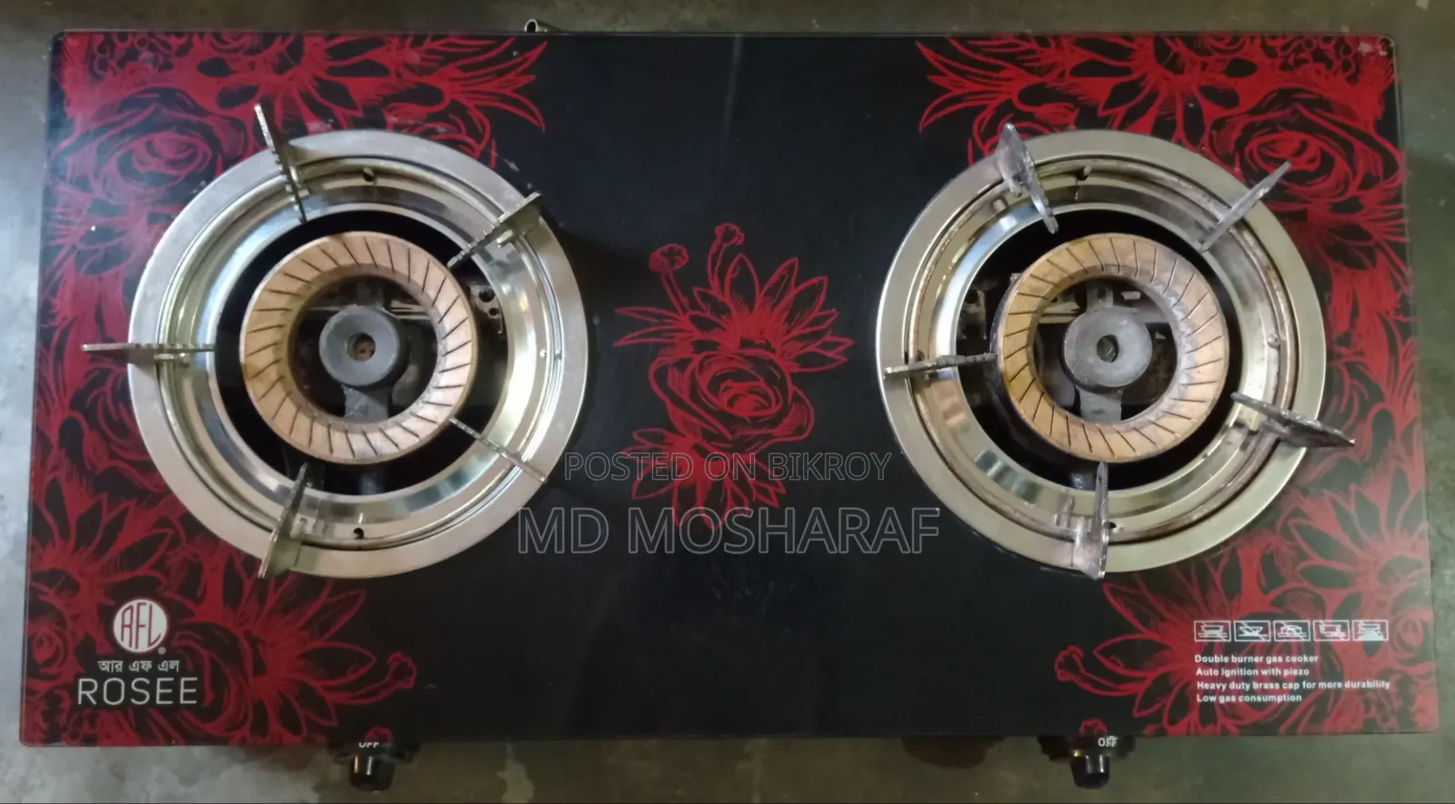 RFL Glass Gas Stove